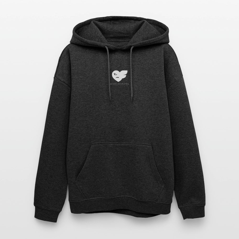 Oversized Unisex Hoodie - EDSCHIFANS VORNE & HINTEN - Anthrazit