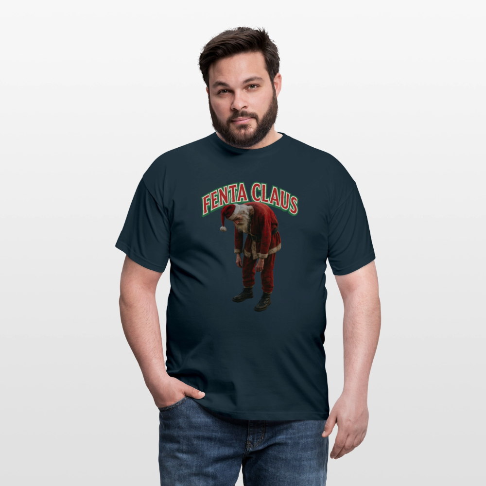 Fenta Claus Männer T-Shirt - Navy