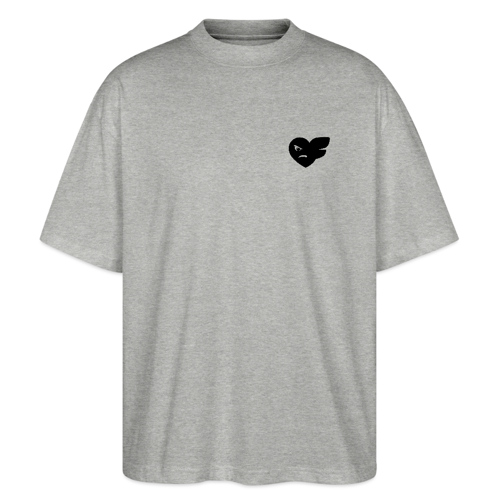 Oversized Unisex Bio T-Shirt EDSCHI-FANS - Grau meliert