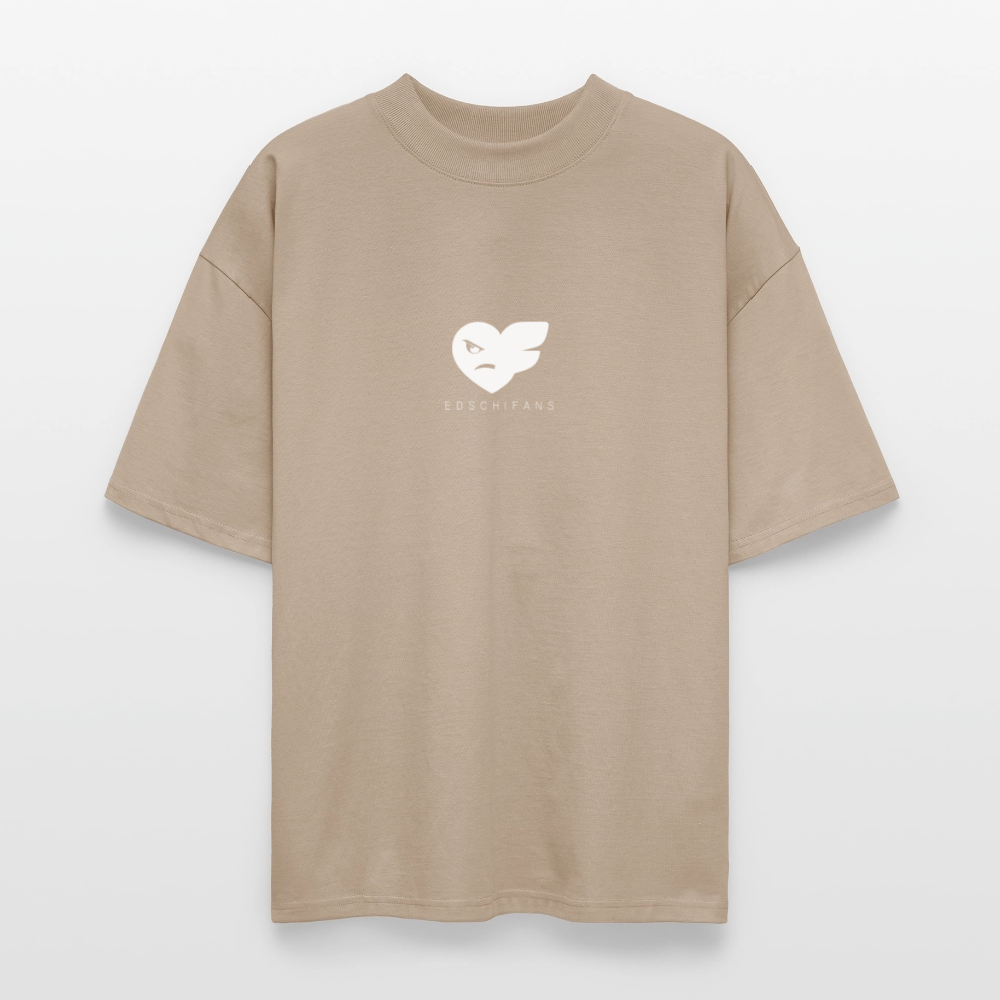 Oversized Unisex Bio T-Shirt - EDSCHI-FANS - Steingrau