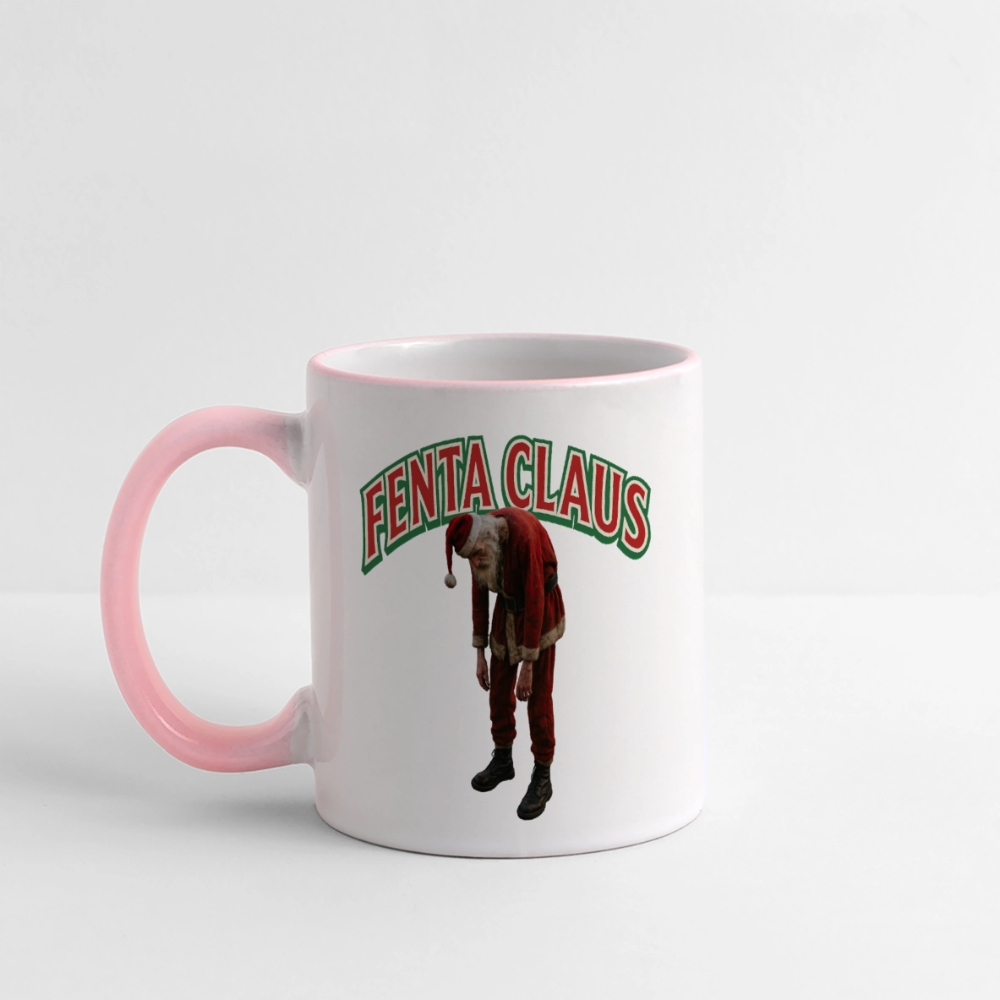 Fenta Claus Tasse - Weiß/Pink