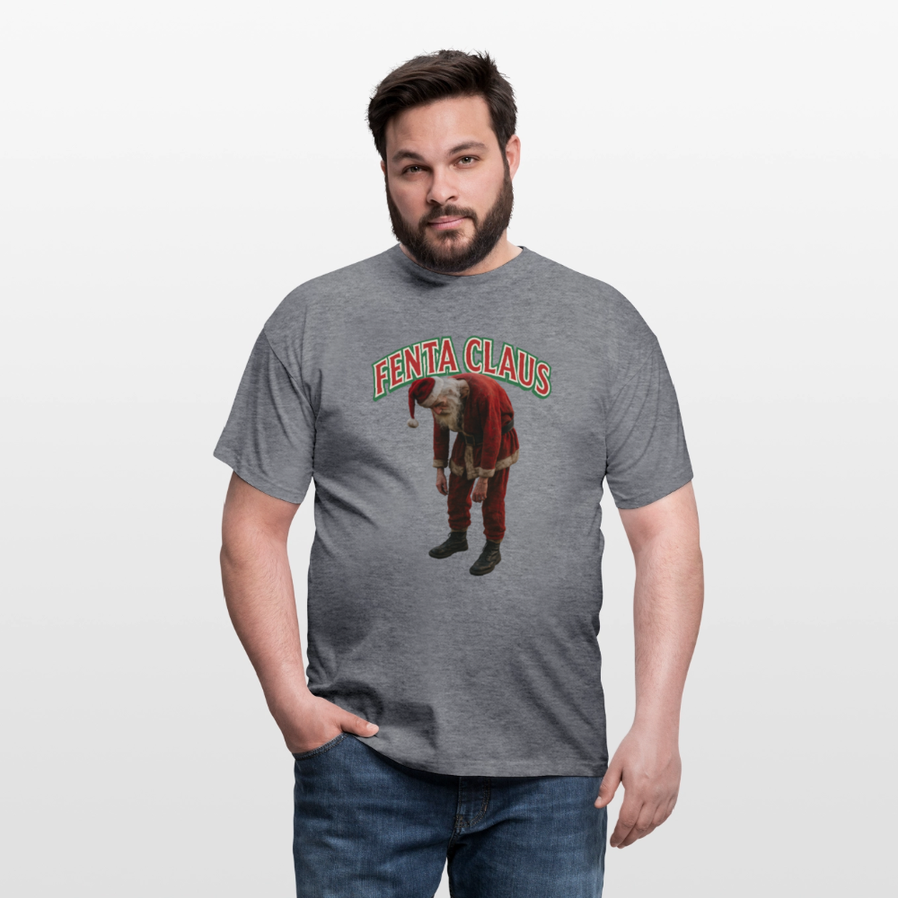 Fenta Claus Männer T-Shirt - Graphit meliert