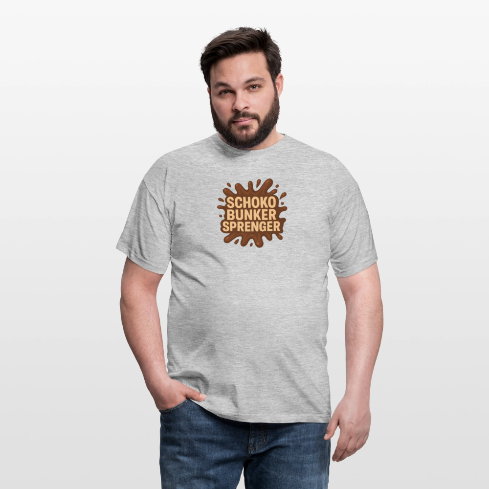 Männer T-Shirt - Grau meliert