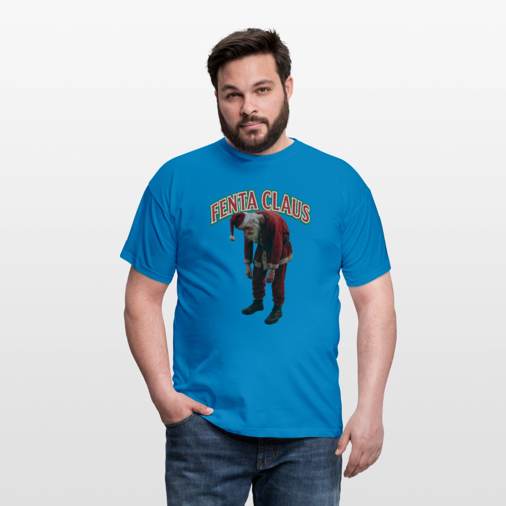 Fenta Claus Männer T-Shirt - Royalblau