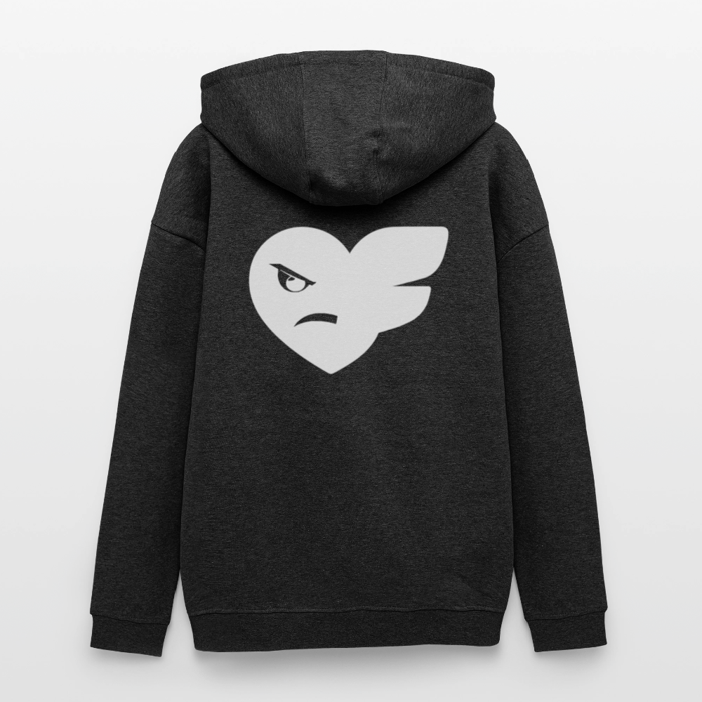 Oversized Unisex Hoodie - EDSCHIFANS VORNE & HINTEN - Anthrazit