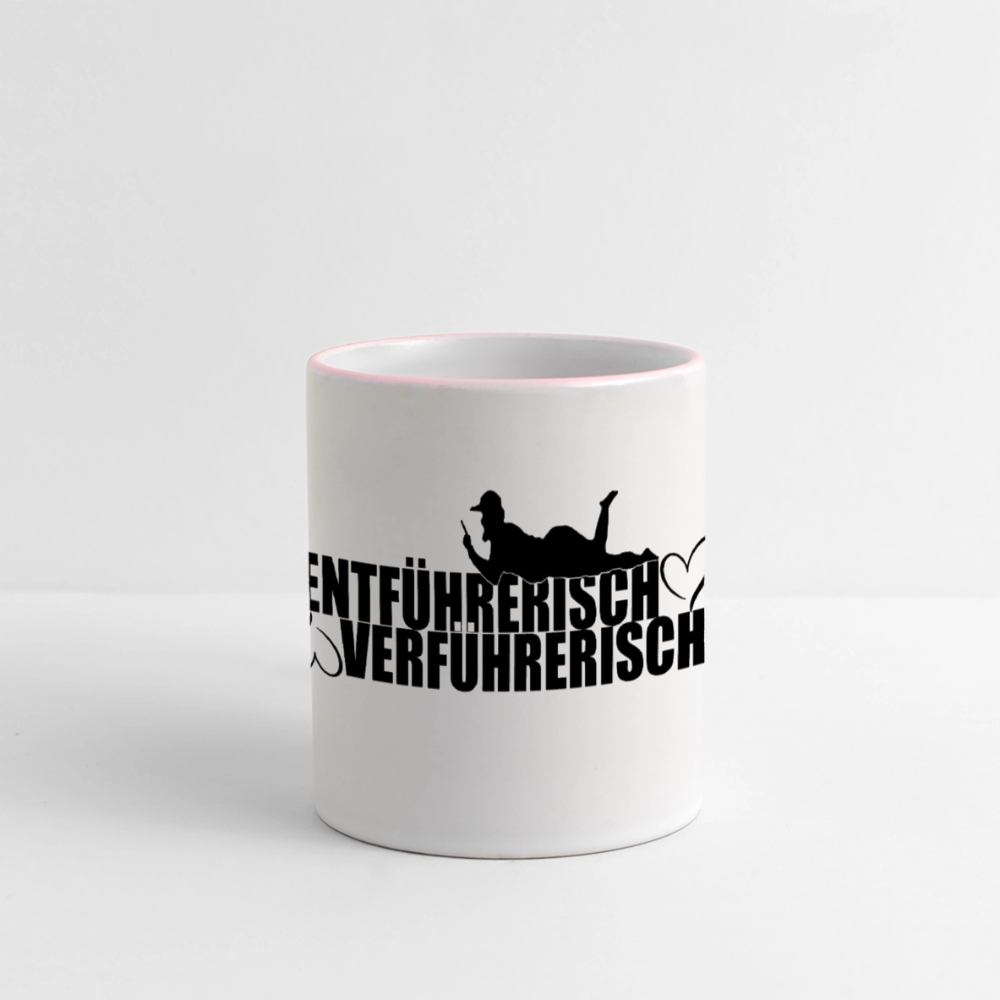 Verführungstasse - Weiß/Pink
