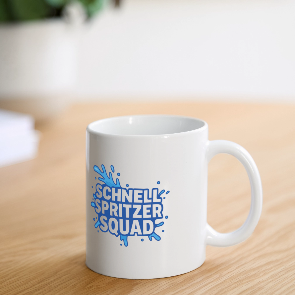 Schnell Spritzer Squad Tasse - Weiß