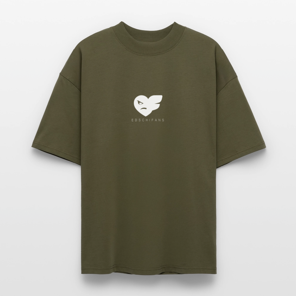 Oversized Unisex Bio T-Shirt - EDSCHI-FANS - Khaki