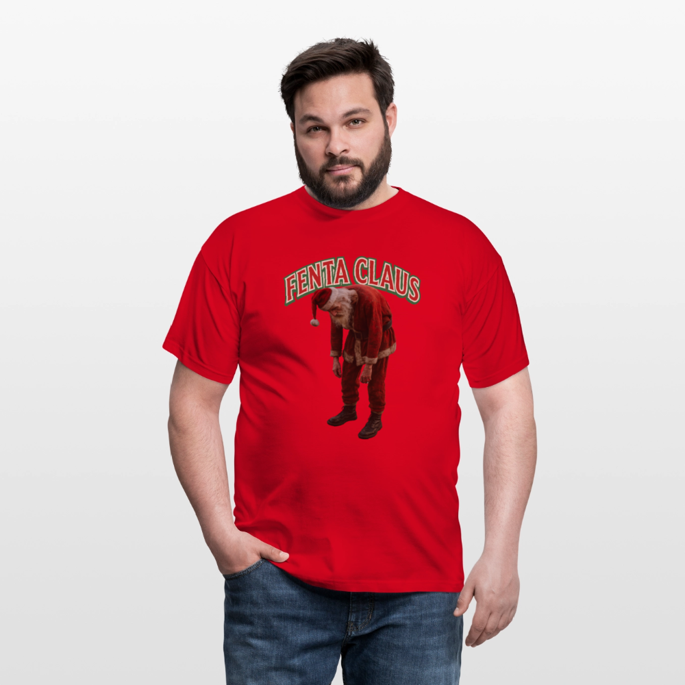 Fenta Claus Männer T-Shirt - Rot