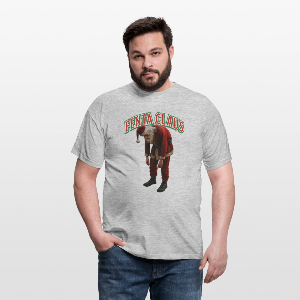 Fenta Claus Männer T-Shirt - Grau meliert
