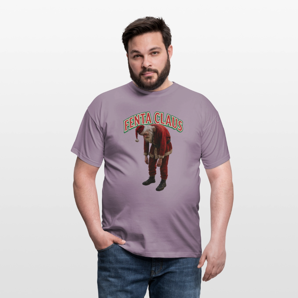 Fenta Claus Männer T-Shirt - Lilagrau