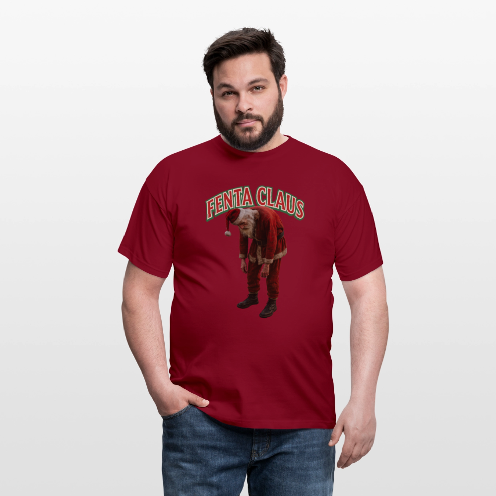 Fenta Claus Männer T-Shirt - Ziegelrot