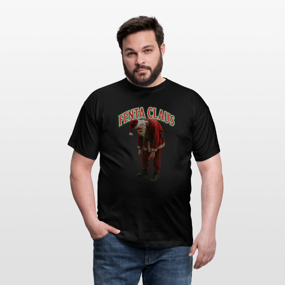 Fenta Claus Männer T-Shirt - Schwarz