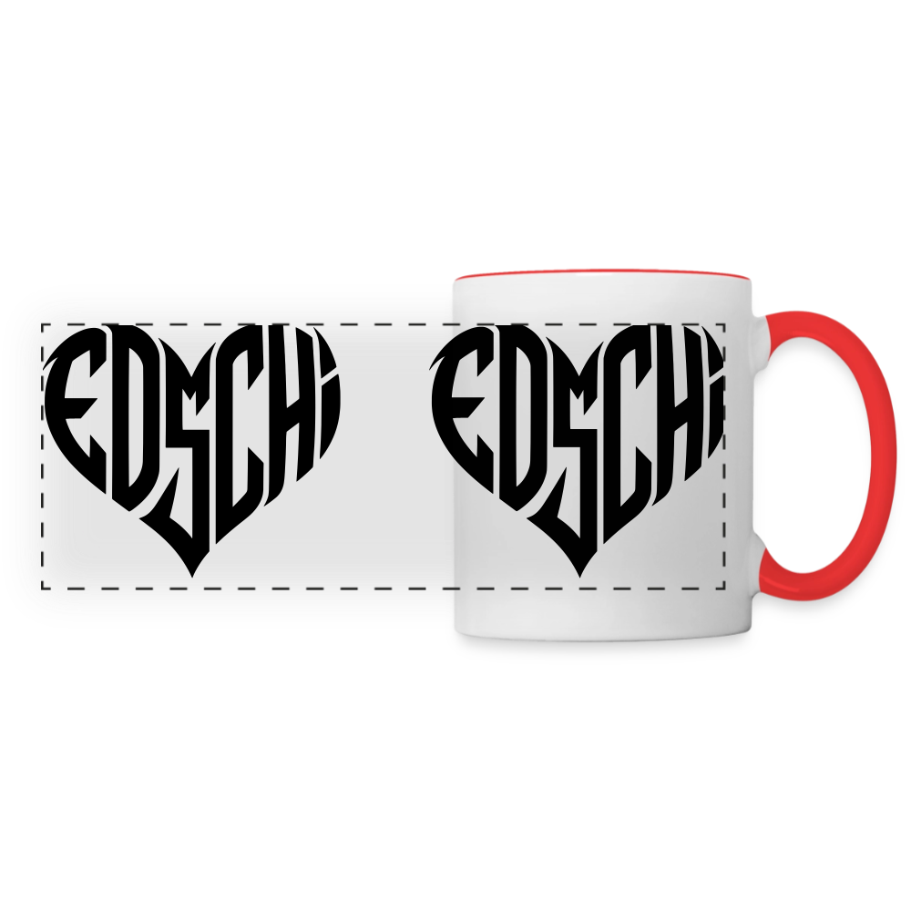 EDSCHI Tasse - Weiß/Rot