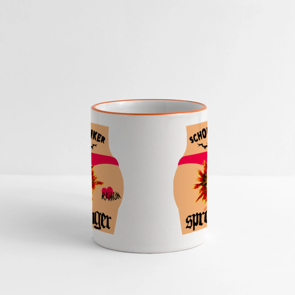 OG Tasse - Weiß/Orange