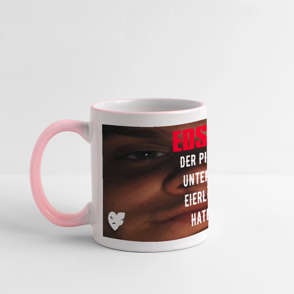 Edschi Tasse - Weiß/Pink