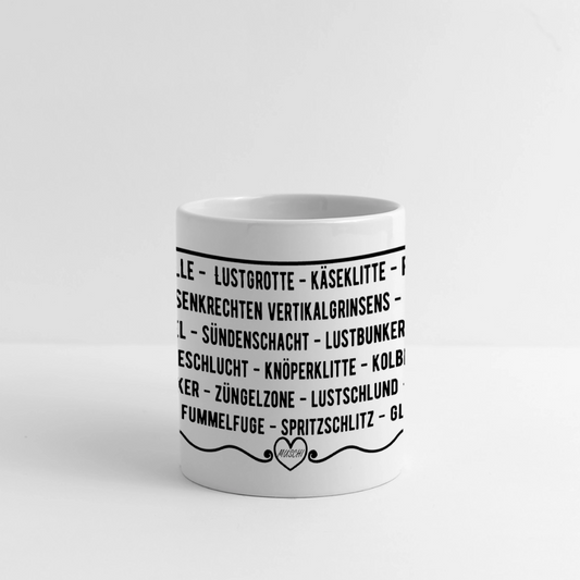 Muschi-Tasse - Weiß