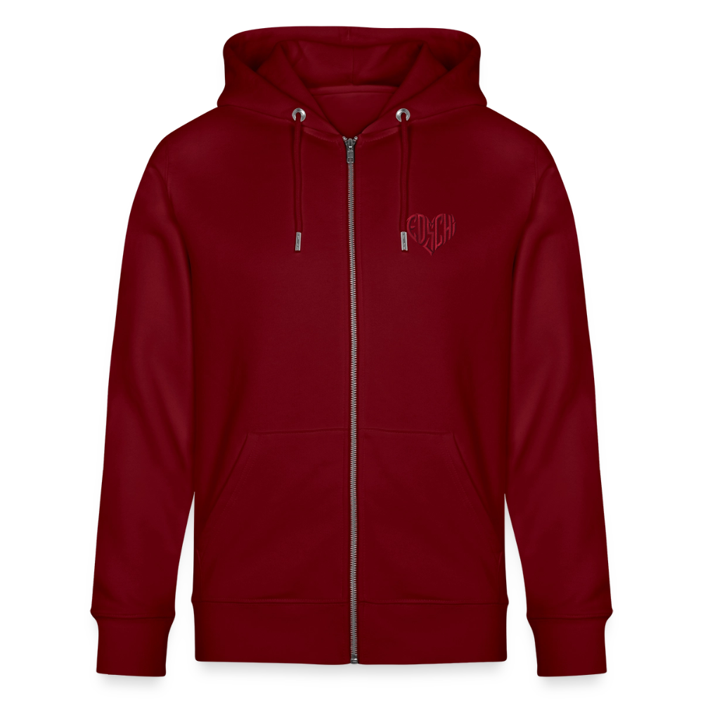 EDSCHI ZIP-HOODIE - STICK ROT - Burgunderrot
