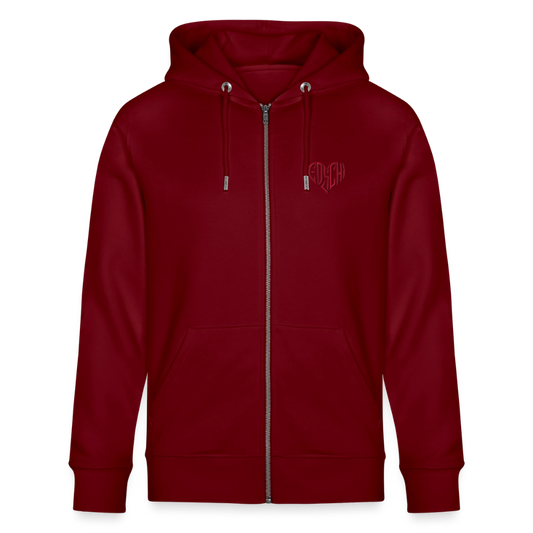 EDSCHI ZIP-HOODIE - STICK ROT - Burgunderrot