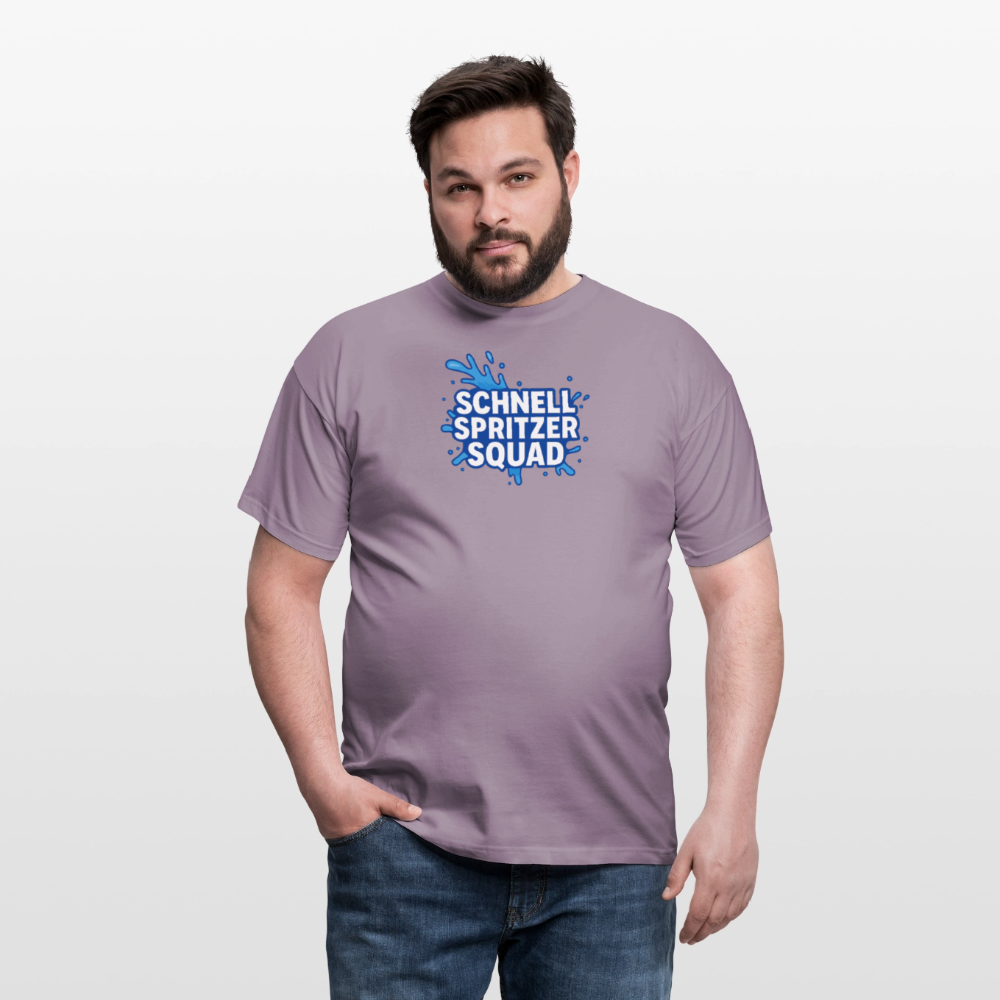 Männer T-Shirt - Lilagrau 