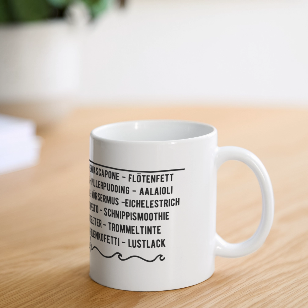 SPERMA Tasse - Weiß