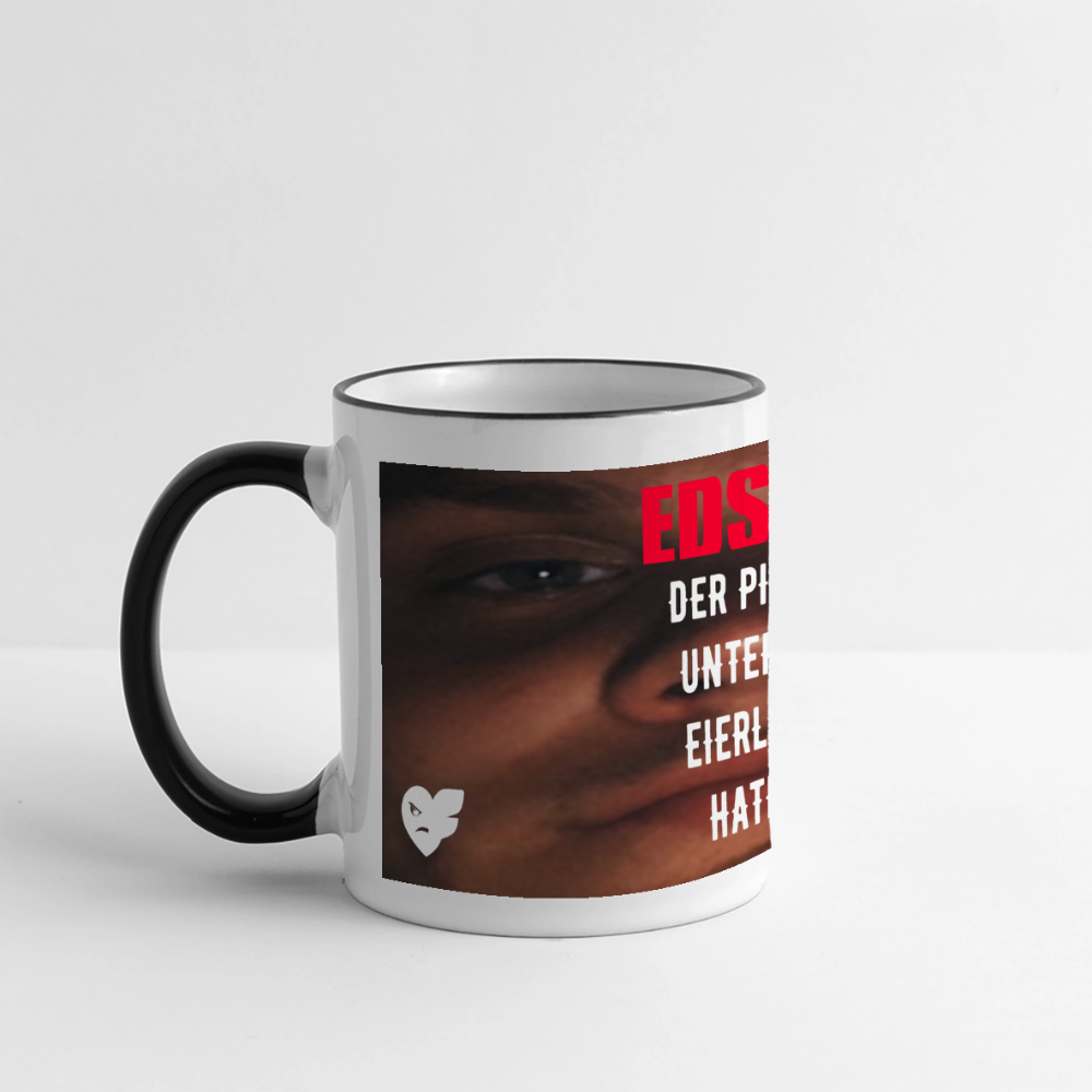 Edschi Tasse - Weiß/Schwarz