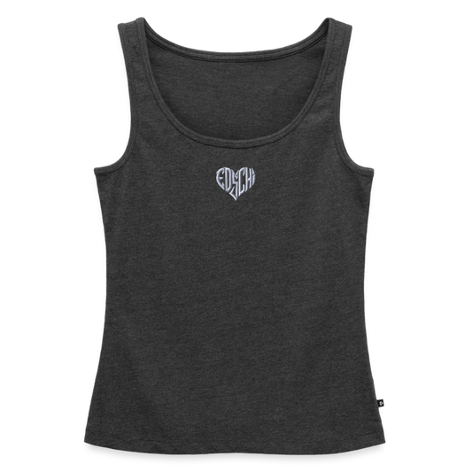 Frauen Premium Tank Top Stick - Anthrazit meliert