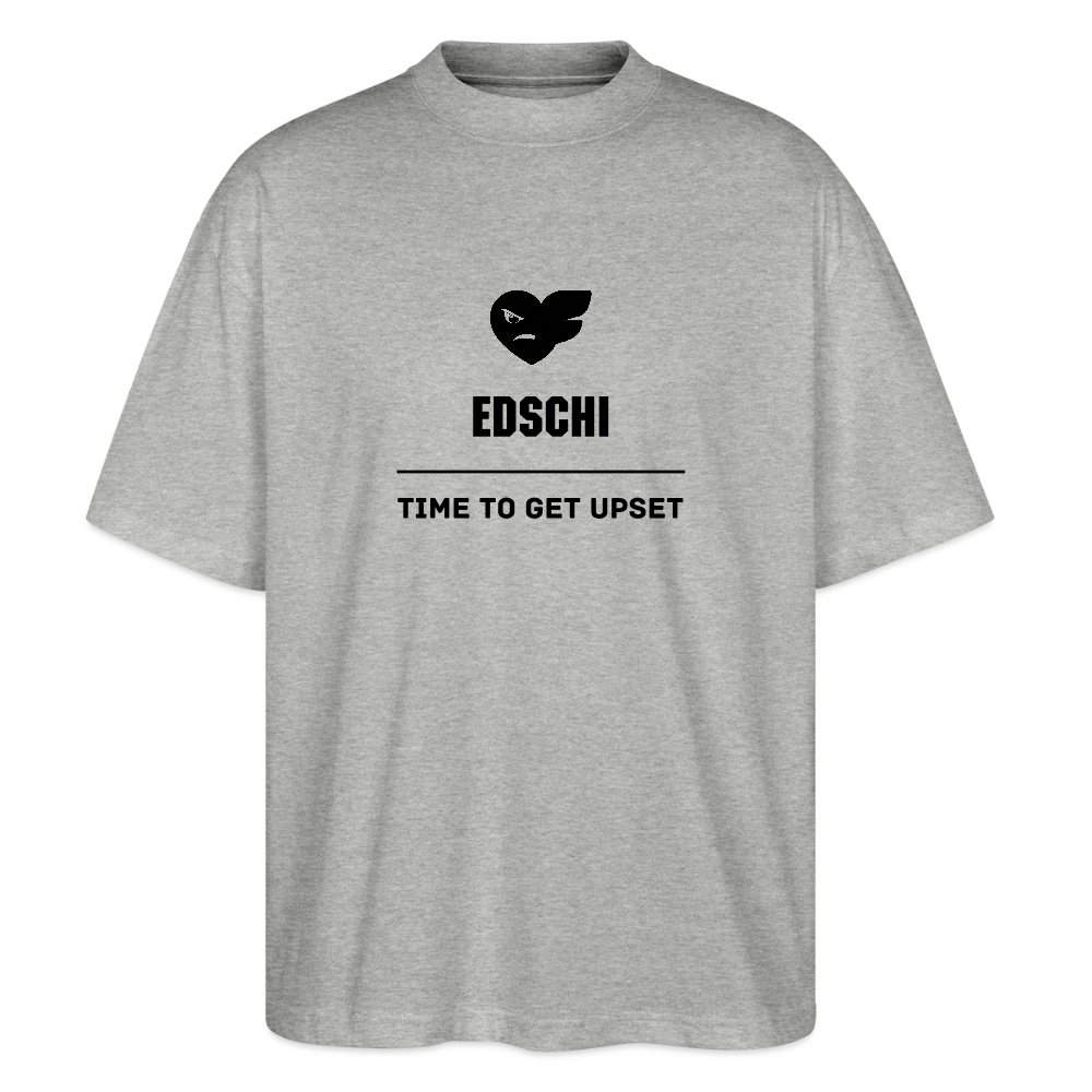 Oversized Unisex Bio T-Shirt - Grau meliert