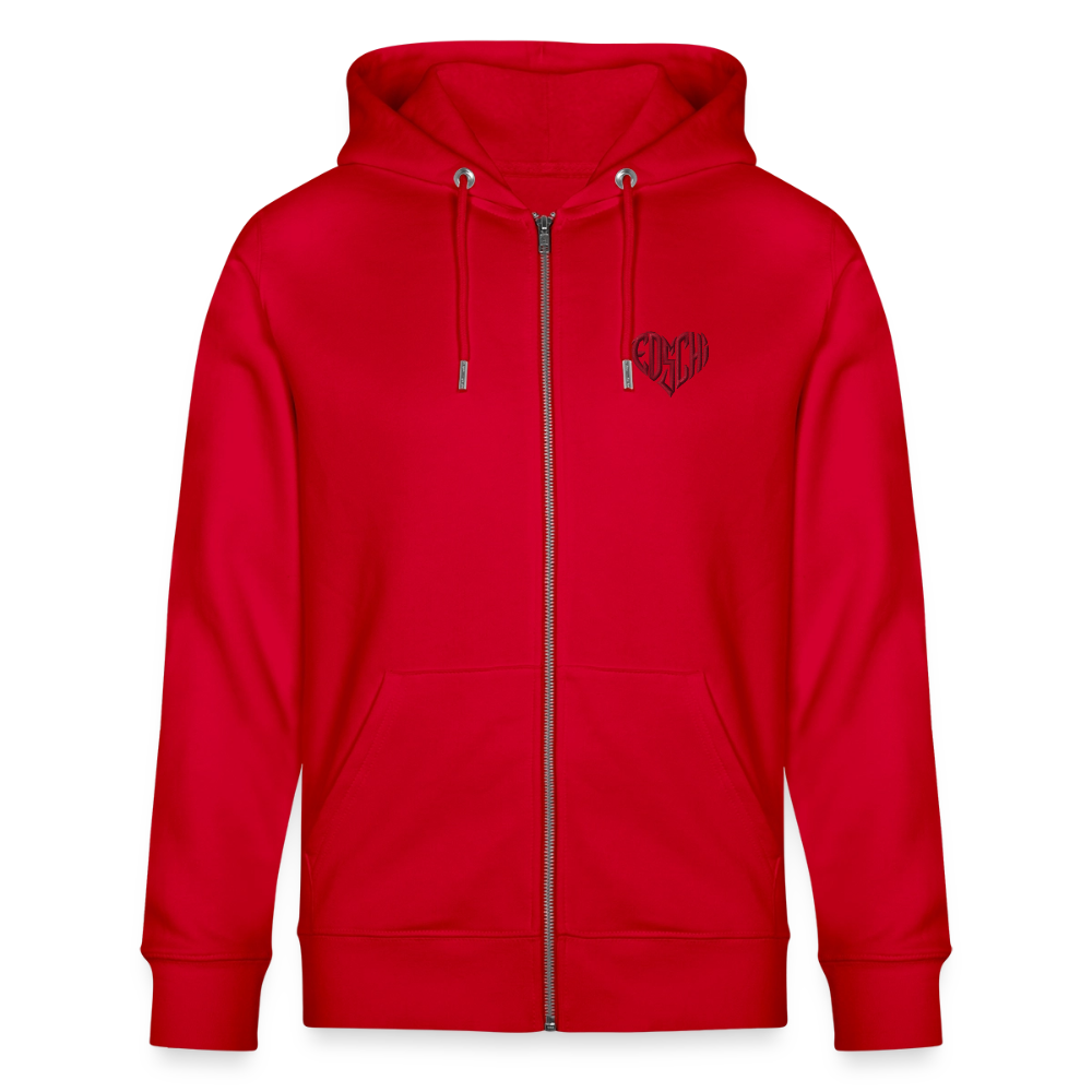 EDSCHI ZIP-HOODIE - STICK ROT - Rot