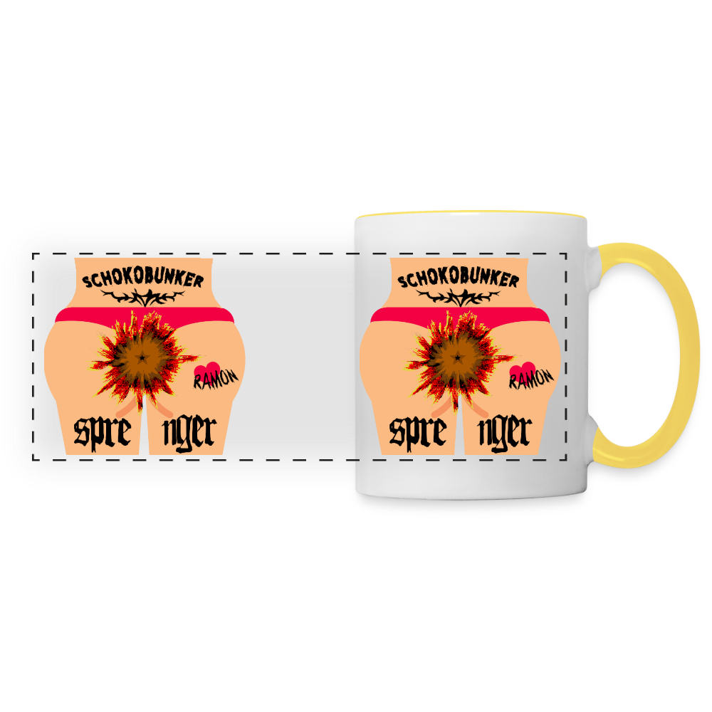 OG Tasse - Weiß/Gelb