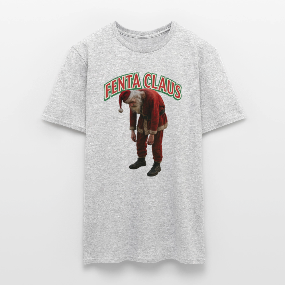 Fenta Claus Männer T-Shirt - Grau meliert