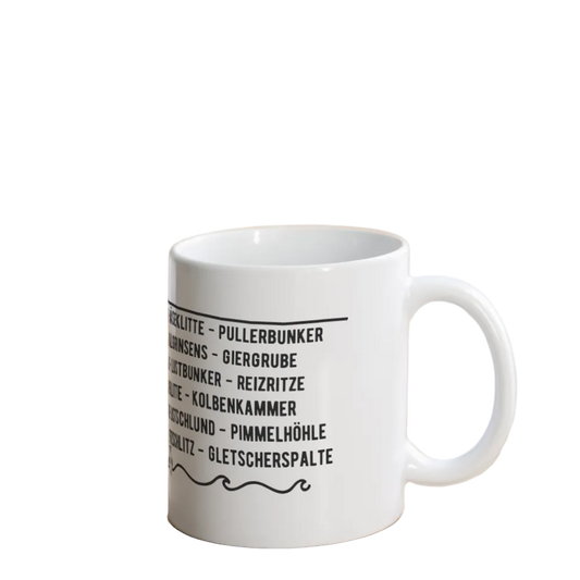 Muschi-Tasse - Weiß