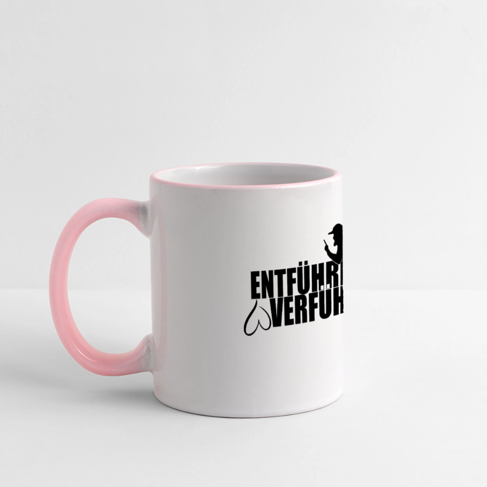 Verführungstasse - Weiß/Pink