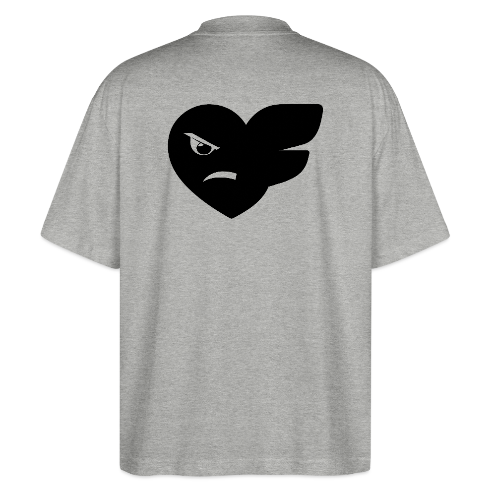 Oversized Unisex Bio T-Shirt EDSCHI-FANS - Grau meliert