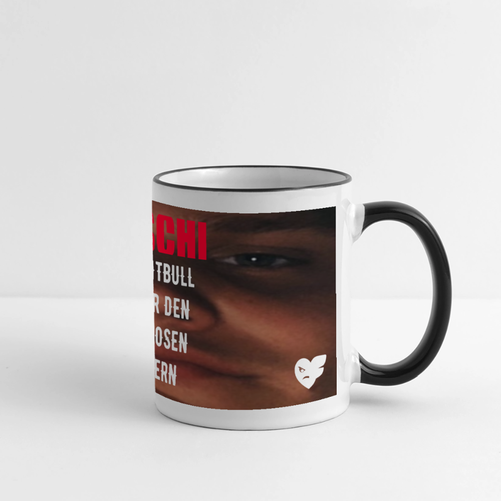 Edschi Tasse - Weiß/Schwarz