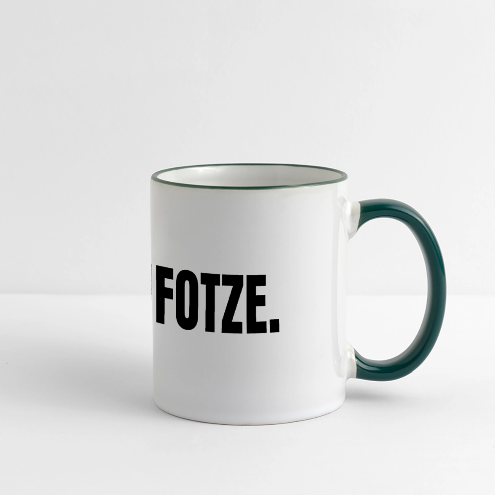 AF Tasse - Weiß/Dunkelgrün