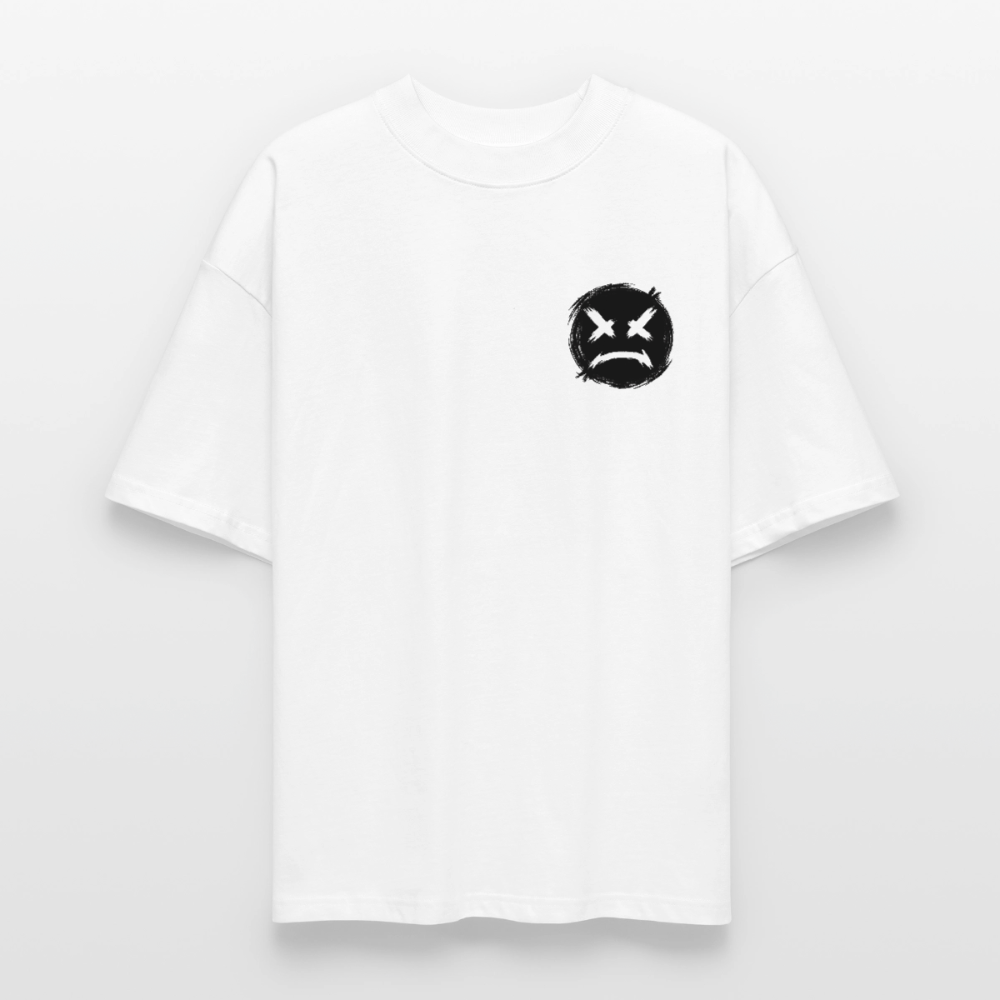 EDSCHI „ANGER LOOKS GOOD“ OVERSIZED T-SHIRT - Weiß