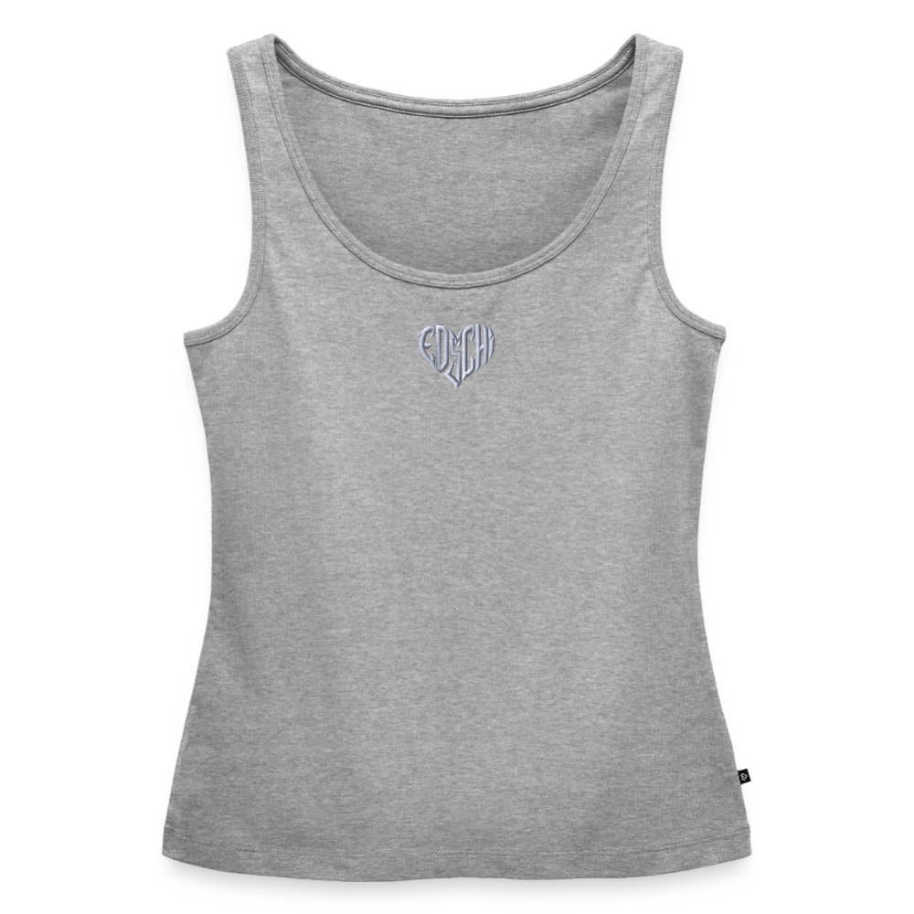Frauen Premium Tank Top Stick - Grau meliert