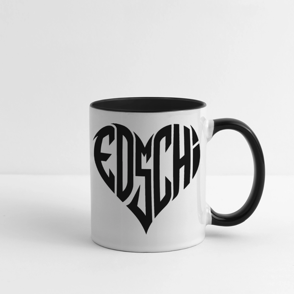 EDSCHI Tasse - Weiß/Schwarz