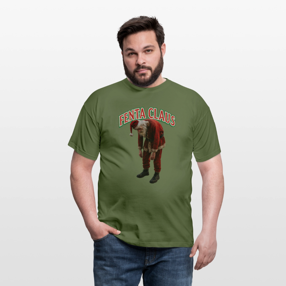 Fenta Claus Männer T-Shirt - Militärgrün