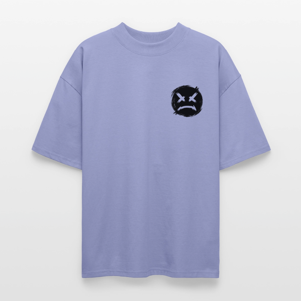 EDSCHI „ANGER LOOKS GOOD“ OVERSIZED T-SHIRT - Violett