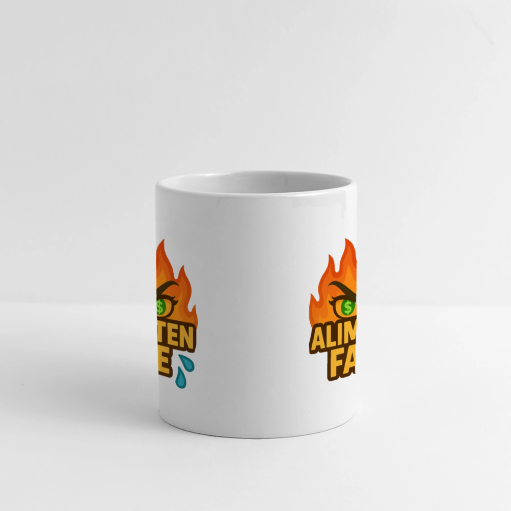 Alimentenfalle Tasse - Weiß