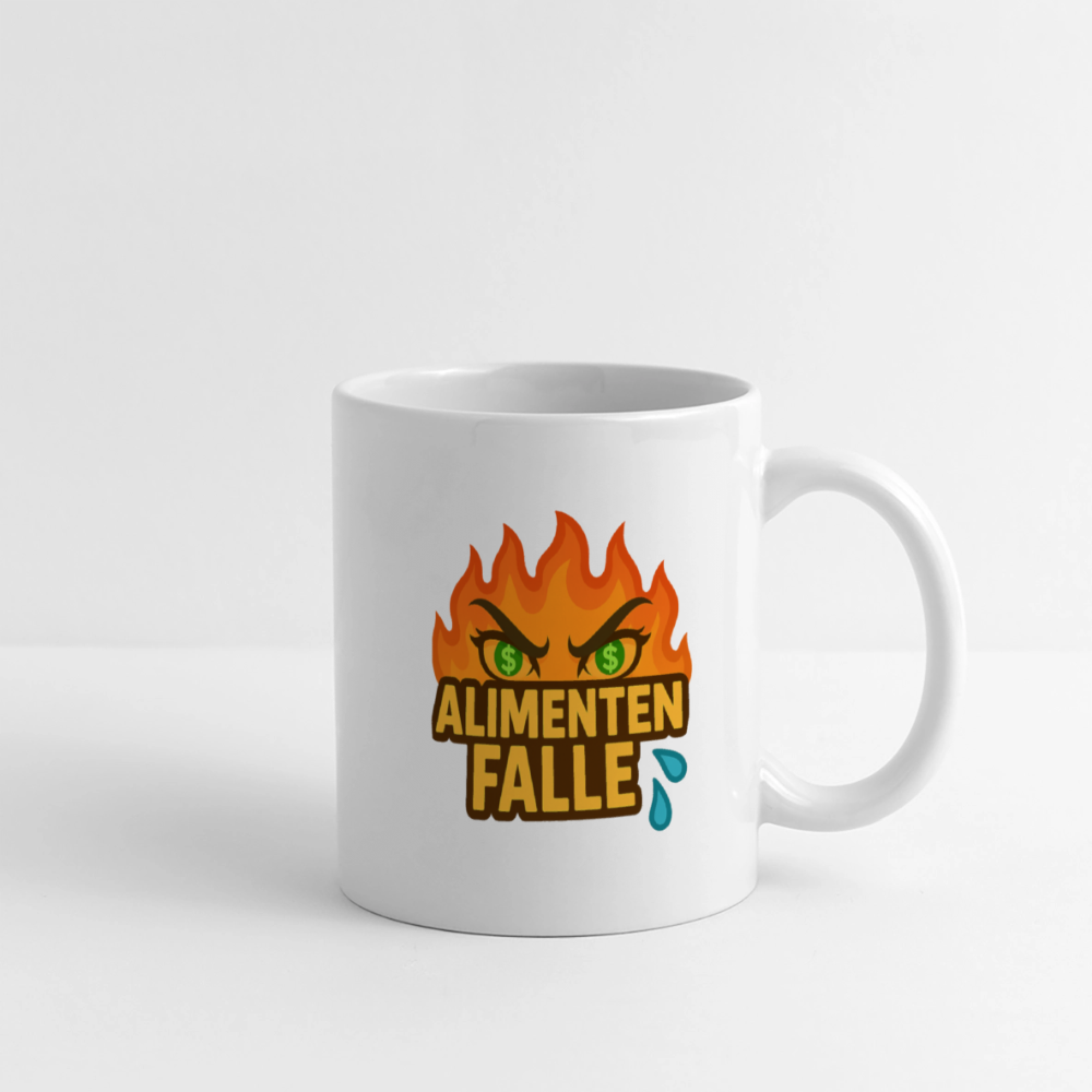 Alimentenfalle Tasse - Weiß
