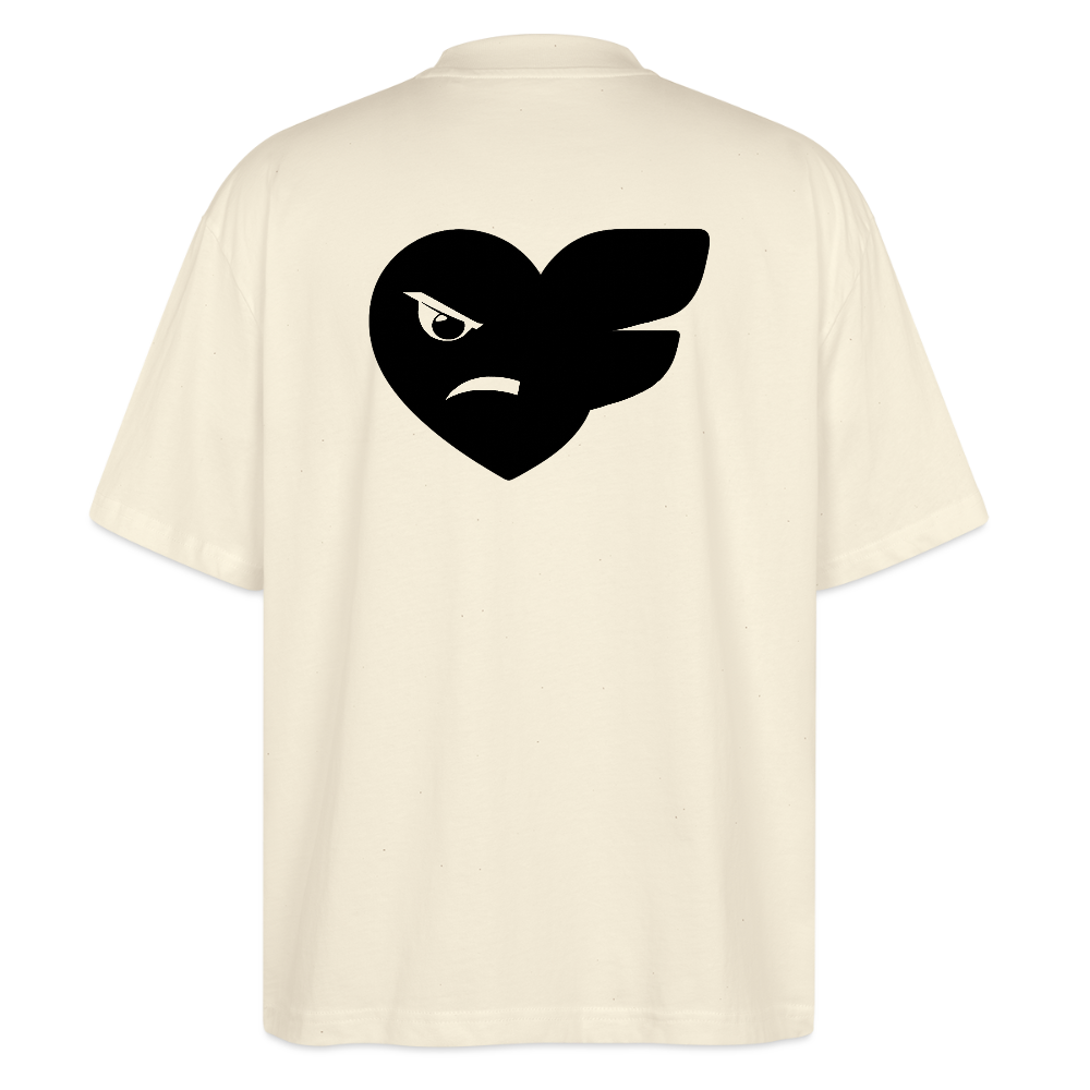 Oversized Unisex Bio T-Shirt EDSCHI-FANS - Weißgrau