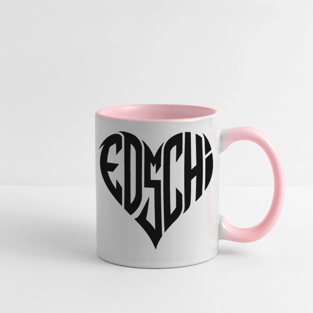EDSCHI Tasse - Weiß/Pink