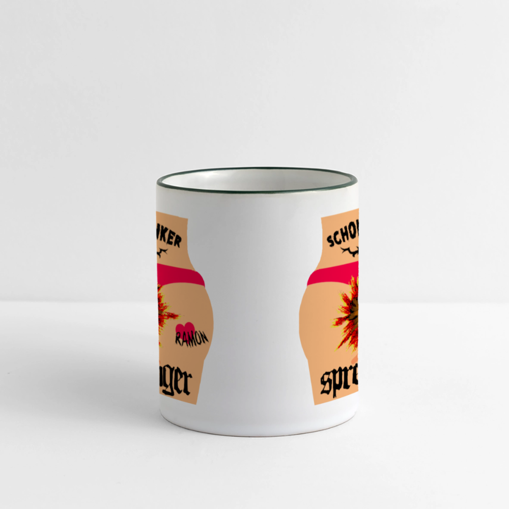 OG Tasse - Weiß/Dunkelgrün