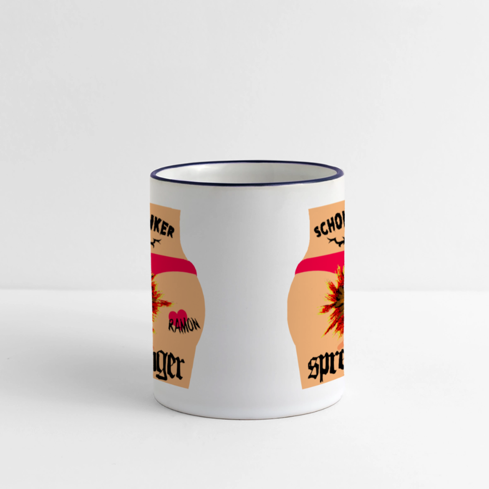 OG Tasse - Weiß/Kobaltblau