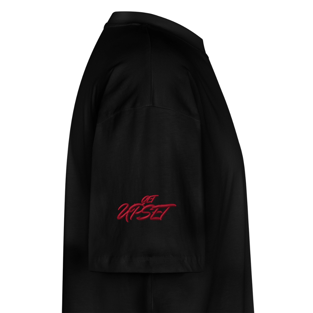 EDSCHI „ANGER LOOKS GOOD“ OVERSIZED T-SHIRT - Schwarz