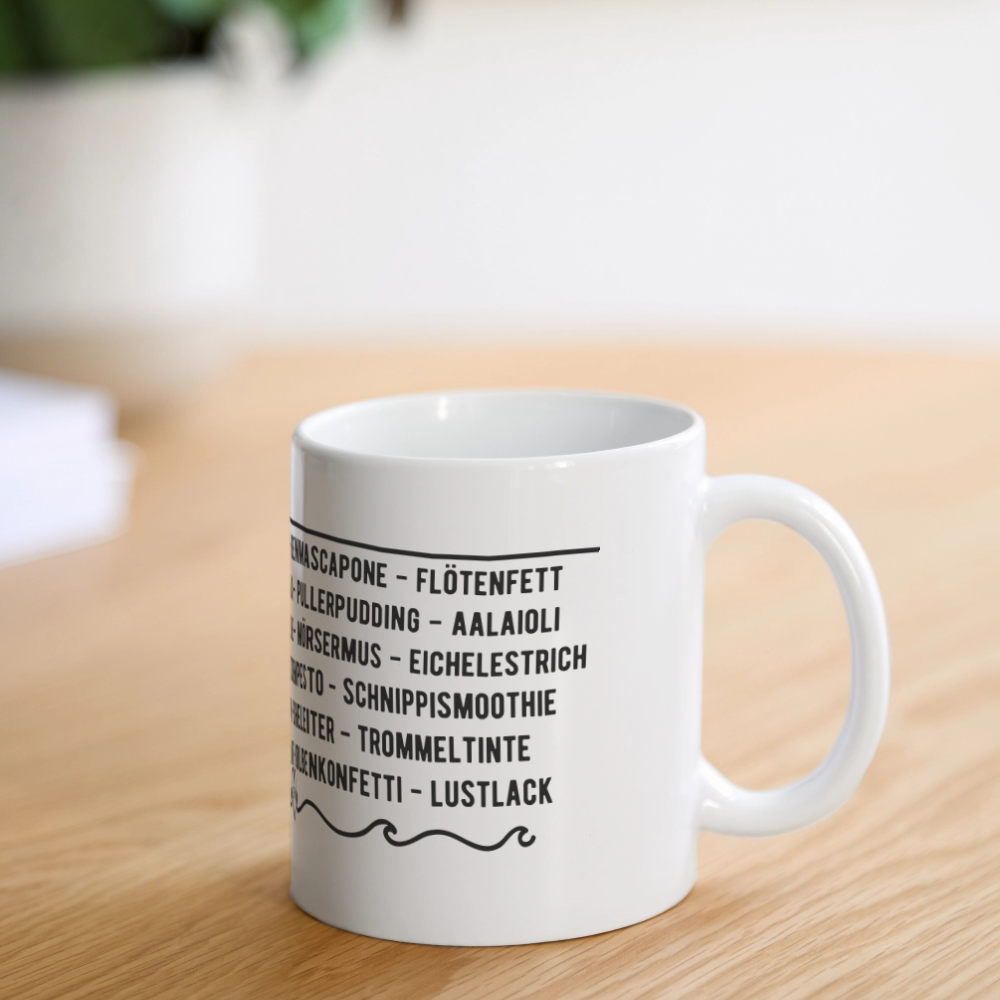 SPERMA Tasse - Weiß