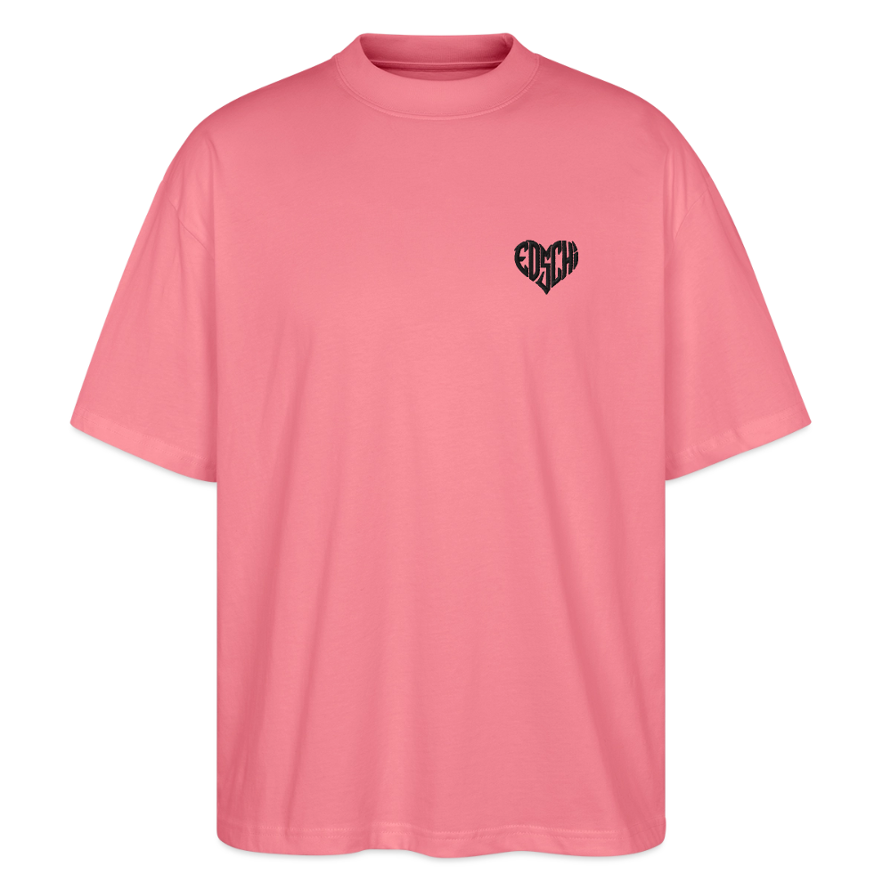 EDSCHI Oversized Unisex Bio T-Shirt Stick - Pink 